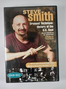 Steve Smith - Drum Technique / History of U.S. Beat (DVD, 2002) Tested - Imagen 1 de 5