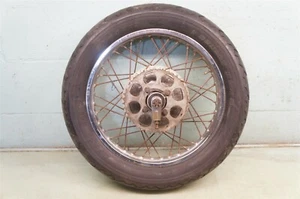 1972 KAWASAKI S2350 S2 350 TRIPLE *2479 REAR WHEEL  - Picture 1 of 7