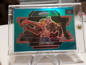 John Cena 2022 Panini Prizm WWE #45 Teal Prizm SSP /49 Debut Edition RARE! - Bild 1 von 2