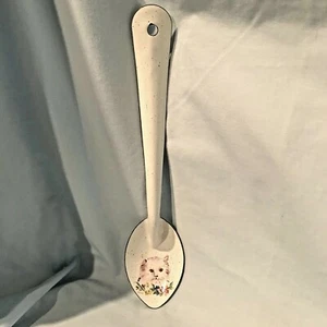 Cucchiaio per gatti smaltato 12" forno dagherty studio senza patatine $12,99 - Foto 1 di 10