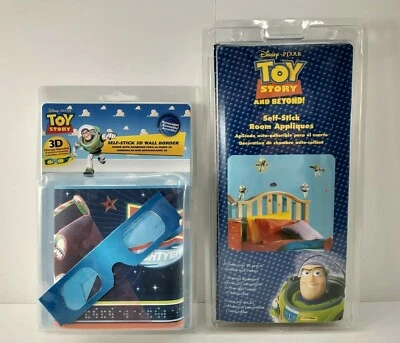 Disney Pixar TOY STORY Self-Stick 3D Wall Border & Appliques ROOM DECORATIONS! - Image 1 of 4