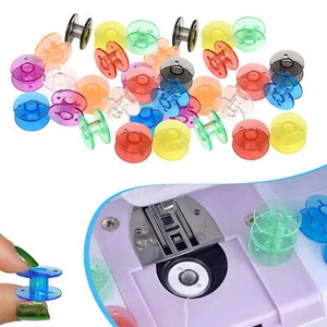 NÄHMASCHINENSPULEN - GEMISCHTE FARBEN 1-200 TEILE KUNSTSTOFF SET - Bild 1 von 11