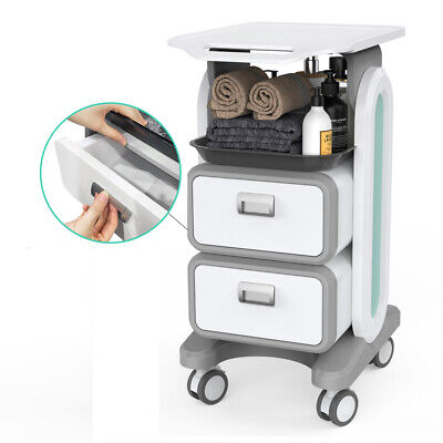 Mobile Trolley Stand Medical Rolling Carts Spa Salon Beauty Machine Storage Cart • 271.99$