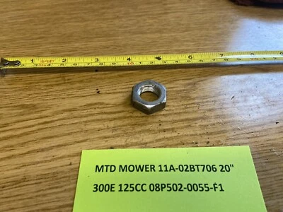 MTD PUSH MOWER 11A-02BT706 125cc Crankshaft To Flywheel Nut - Image 1 of 4