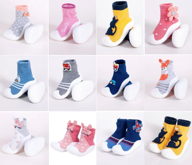 Babyschuhe Hausschuhe Krabbelschuhe Mädchen Junge Lauflernschuhe Gummisohle NEU