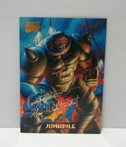 Junkpile #60 1994 Marvel Masterpieces Gold Foil Signature Series Card - Picture 1 of 2