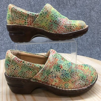 Zapatos BOC Born Concept para mujer 6,5 M Peggy zuecos multicolor cuero informal bloque Foto 1 de 4