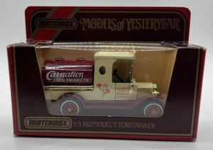 Matchbox Models of Yesteryear Limited Y-3 Ford Model T 1912 Tanker Carnation - Picture 1 of 5