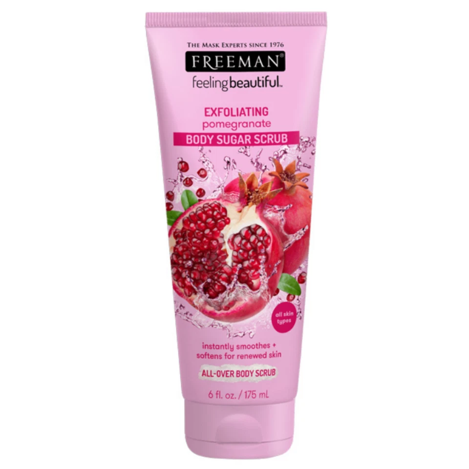 Freeman Feeling Beautiful Sugar Body Scrub Pomegranate 175ml - Image 1 of 1
