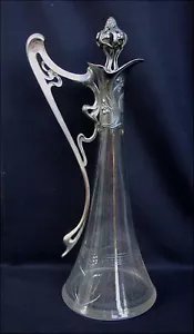 Antike WMF Karaffe aus Jugendstilzeit um 1910 - Bild 1 von 12