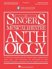 Singer's Musical Theatre Anthology Vol 4 Baritone Bass Book + Audio 000000799