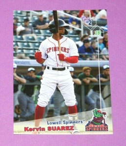 2019 Grandstand, Lowell Spinners - KERVIN SUAREZ - Venezuela