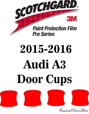 3M Scotchgard Paint Protection Film Pro Series Pre-Cut Clear 2015 2016 Audi A3 - Image 1 of 3