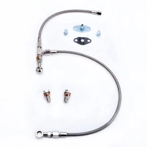 For SUBARU 02~06 WRX/ 04~14 STI Garrett GT42R GT45R B.B AVCS/Turbo Oil Feed Line - Picture 1 of 3