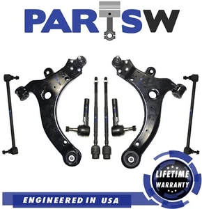 8 Pc Control Arms Ball Joint Sway Bar Link Tie Rod Ends for LaCrosse Grand Prix - Picture 1 of 3