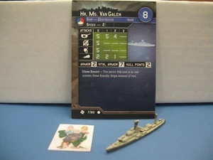 =Grupo de trabajo de guerra en el mar de los aliados del Eje Hr. Ms. Van Galen 7/60 con tarjeta= - Imagen 1 de 1