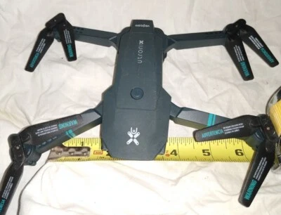 Mini Folding Drone with camera ULTRONIX VEGA 200 carrycase spare props cables - Image 1 of 4