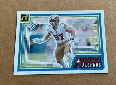 2023 Panini Donruss AAP-7 Nick Bosa Action All Pros San Francisco 49ers - Image 1 of 2