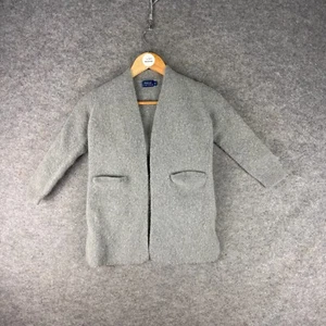 Polo Ralph Lauren Cardigan Womens Medium Grey Merino Cashmere Blend READ DESCRIP - Picture 1 of 15
