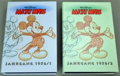 WALT DISNEY Micky Maus - Reprint Kassette 1956 1+2 komplett Neu & OVP