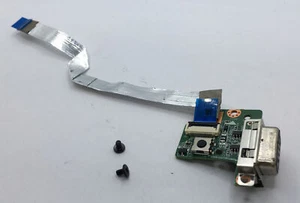 Genuino Lenovo ThinkPad X131e X130e X140e VGA puerto/botón de encendido placa con cable - Imagen 1 de 3