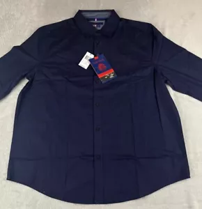 English Laundry mens long sleeve blue button up dress shirt size XL - Picture 1 of 9