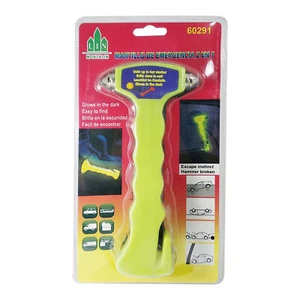 2 en 1 Martillo de Emergencia rompecristales y Cortador de cinturón de seguridad - Imagen 1 de 5