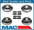 Front & Rear Brake Rotors & Brake Pads Fits For 07-09 Chevy Equinox 6Pc