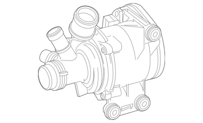 Mercedes Benz Genuine GLE450 GLE53 AMG 2020-2023 Water Pump Assembly 2562001400 - Image 1 of 3