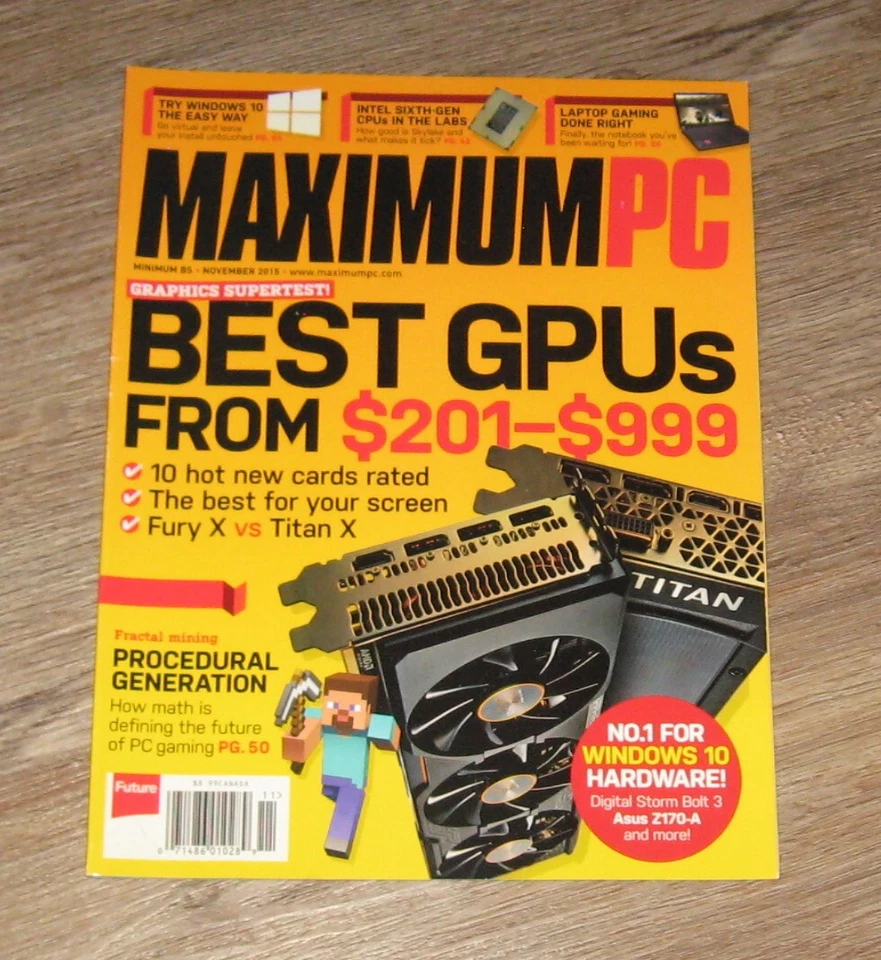 Maximum PC Computer magazine November 2015 Best GPUs - Image 1 of 1