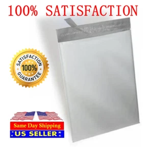 200 12X15.5 White Poly Mailer Self Sealing Shipping Envelopes Bags -ST ShipMails - Picture 1 of 5
