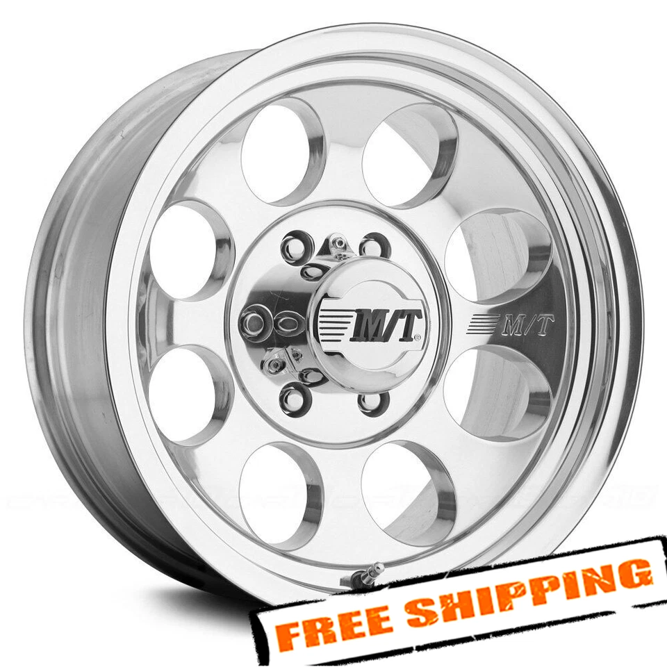 Roda Mickey Thompson CLASSIC III 16x12 (-50, 8x165.1) aro único polido - Imagem 1 de 4