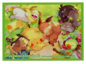 Minna Otsukaresama Nap Time Individual Card Sleeve Pokemon Center Japan - Picture 1 of 2