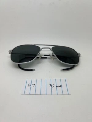 #841 Randolph Engineering Aviator Curve Sunglasses Bayonet temples 52mm - Image 1 of 4