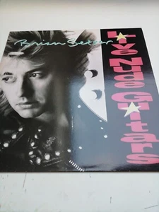 Brian Setzer-Live Nude Guitars-vinyl LP-1988 EMI-VG+/VG+ - Picture 1 of 4