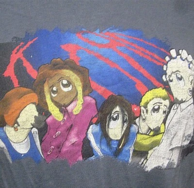 KORN beat-up lrg tee Life is Peachy tour T shirt anime metal 1996 concert tee  - Image 1 of 4