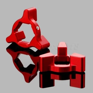 1 Pair 17mm CNC Hexagon Fork Preload Adjusters for Suzuki TL 1000 R 2003 2002 01 - Picture 1 of 5