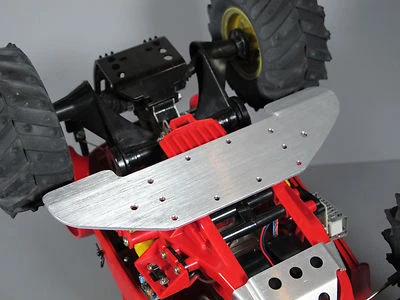 Aluminum Chassis Spoiler plate Splitter Tamiya 1/10 RC4WD Beetle Blackfoot Frog - Image 1 of 4