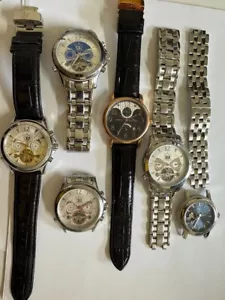 Lot of 5 Lucien Piccard Watch 26928RO Automatic watches Parts/Repair SOLD AS IS - Picture 1 of 7