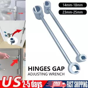 Door Hinge Adjustment Wrench Bender Hinges Gap Repair For 14mm-25mm / 23mm-25mm - Picture 1 of 17