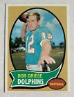 NFL BOB GRIESE Miami Dolphins 1970 Topps Vintage Football TRADING CARD #10