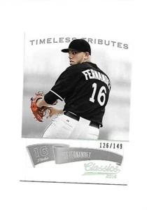 2014 CLASSICS Timeless Tributes #78 JOSE FERNANDEZ (Marlins) #126/149 - Picture 1 of 1