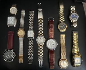 20 verschiedene Uhren, verkauft wie besehen (ungetestet) Alle kamen aus Lagereinheiten