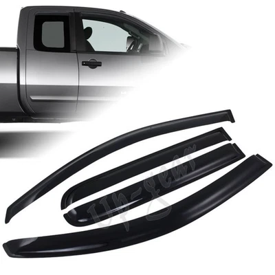 Para Nissan Titan 2004-2015 tinte humo ABS protector solar puerta ventana visera 4 piezas Foto 1 de 3