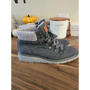 Dr. Scholls Damen grau Wollmischung gemütliche Schnürstiefeletten Größe 8 - Bild 1 von 12