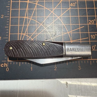 Faca de bolso Camillus N.Y. vintage Barlow EUA 51 dobrável 2 lâminas cabo de serra - Imagem 1 de 4