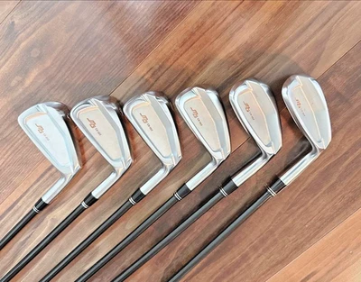 ◼️6pcs◼️ Miura Giken CB-302 Iron Set 6clubs 5-9,Pw Shaft Raune i75 Flex S Used - Image 1 of 4