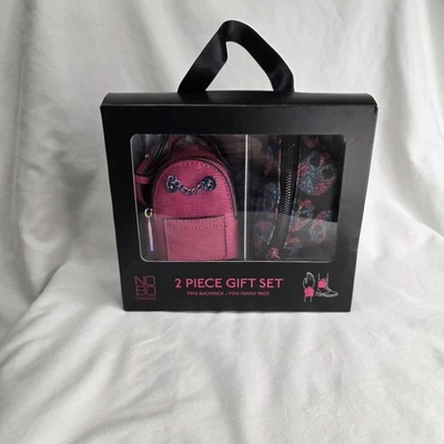 No Boundaries 2pc Gift Set Mini Backpack/Bracelet Bag & Mini Fanny Pack New - Image 1 of 3