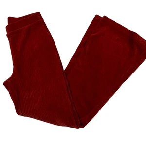 Aerie Cord gerippte Schlaghose Damen Medium Burnt Orange weites Bein Hose - Bild 1 von 6