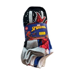 Marvel Toddler Youth Boy's Soft Stretch No Show Socks, 12 Pack, U34QV2FML - Picture 1 of 5